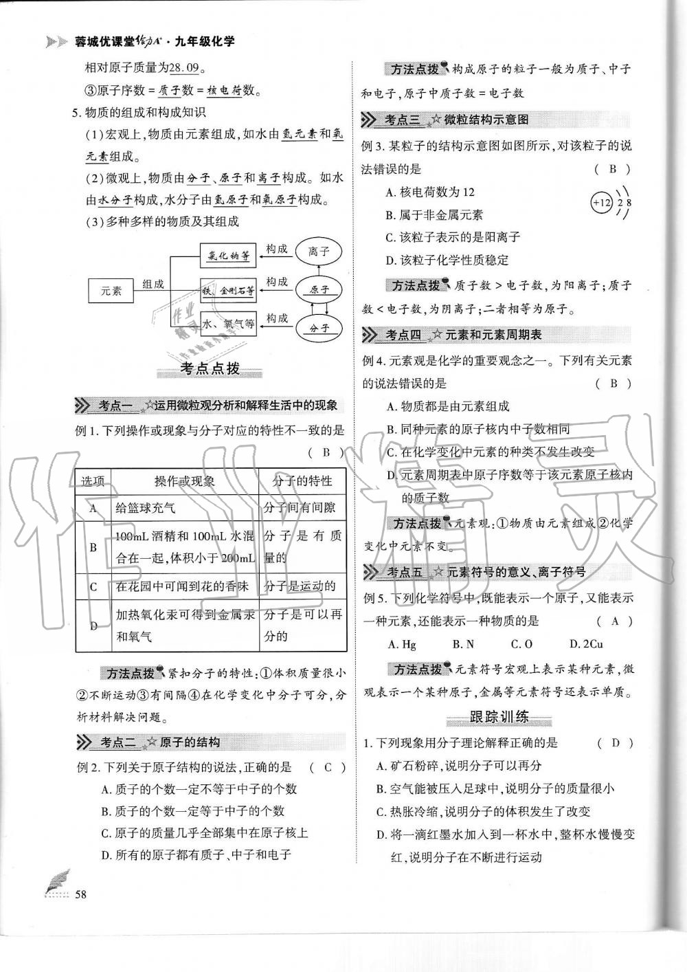 2019年蓉城优课堂给力A加九年级化学全一册人教版 第58页