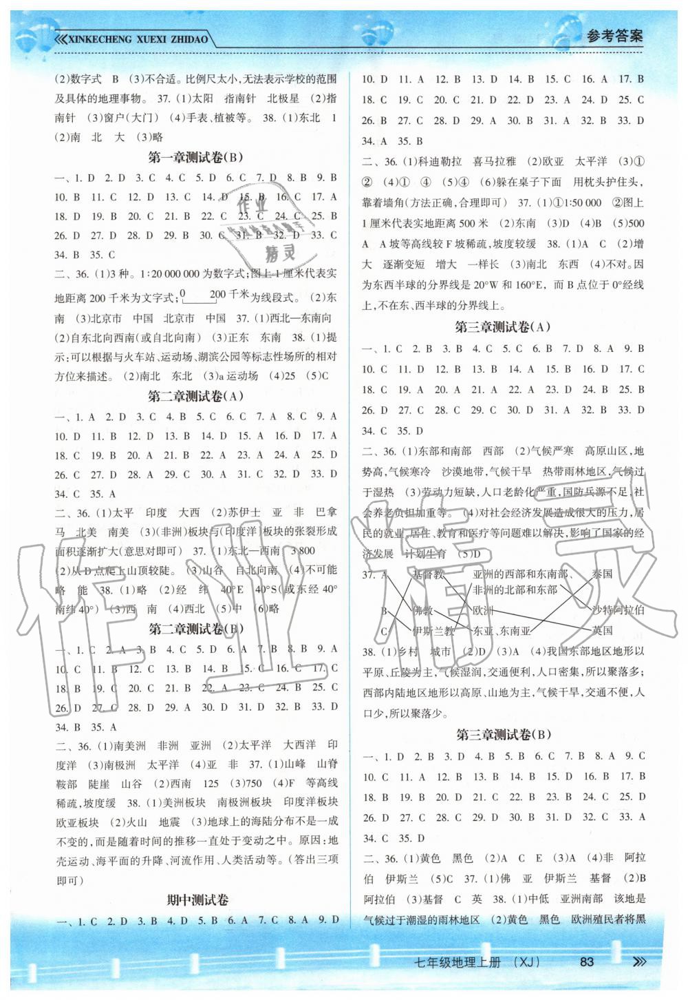 2019年新課程學(xué)習(xí)指導(dǎo)七年級地理上冊湘教版 第5頁