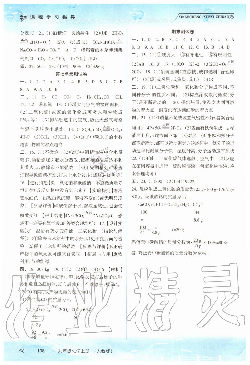 2019年新課程學(xué)習(xí)指導(dǎo)九年級化學(xué)上冊人教版 第12頁