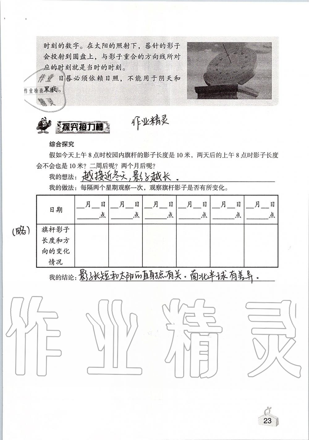 2019年知識與能力訓練五年級科學上冊教科版 第23頁