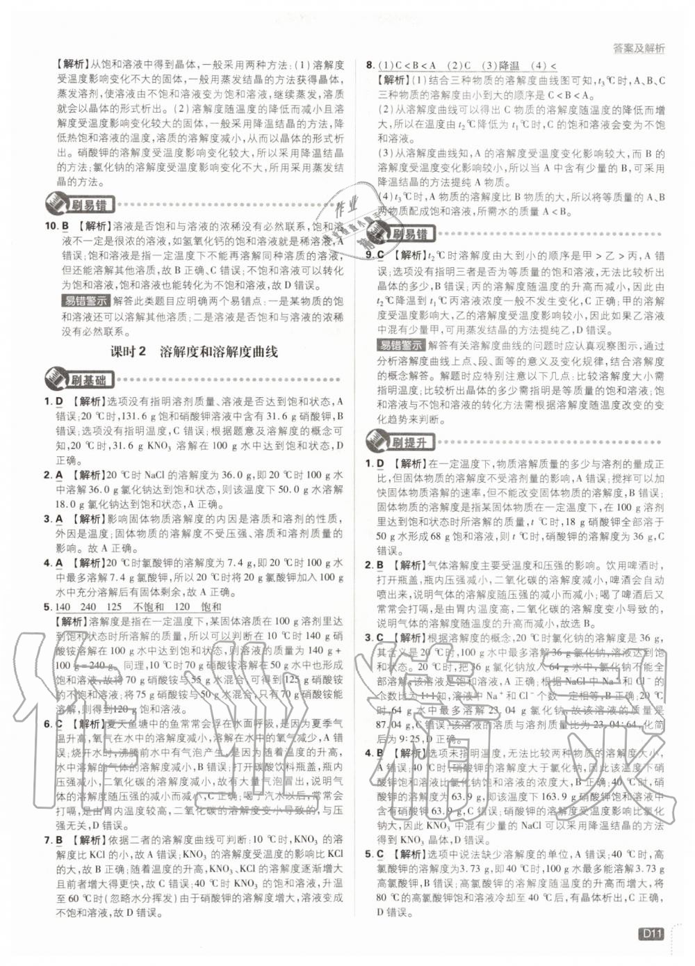 2020年初中必刷題九年級(jí)化學(xué)下冊(cè)人教版 第11頁(yè)