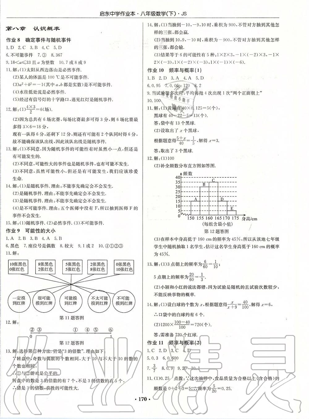 2020年啟東中學作業(yè)本八年級數(shù)學下冊江蘇版 第4頁