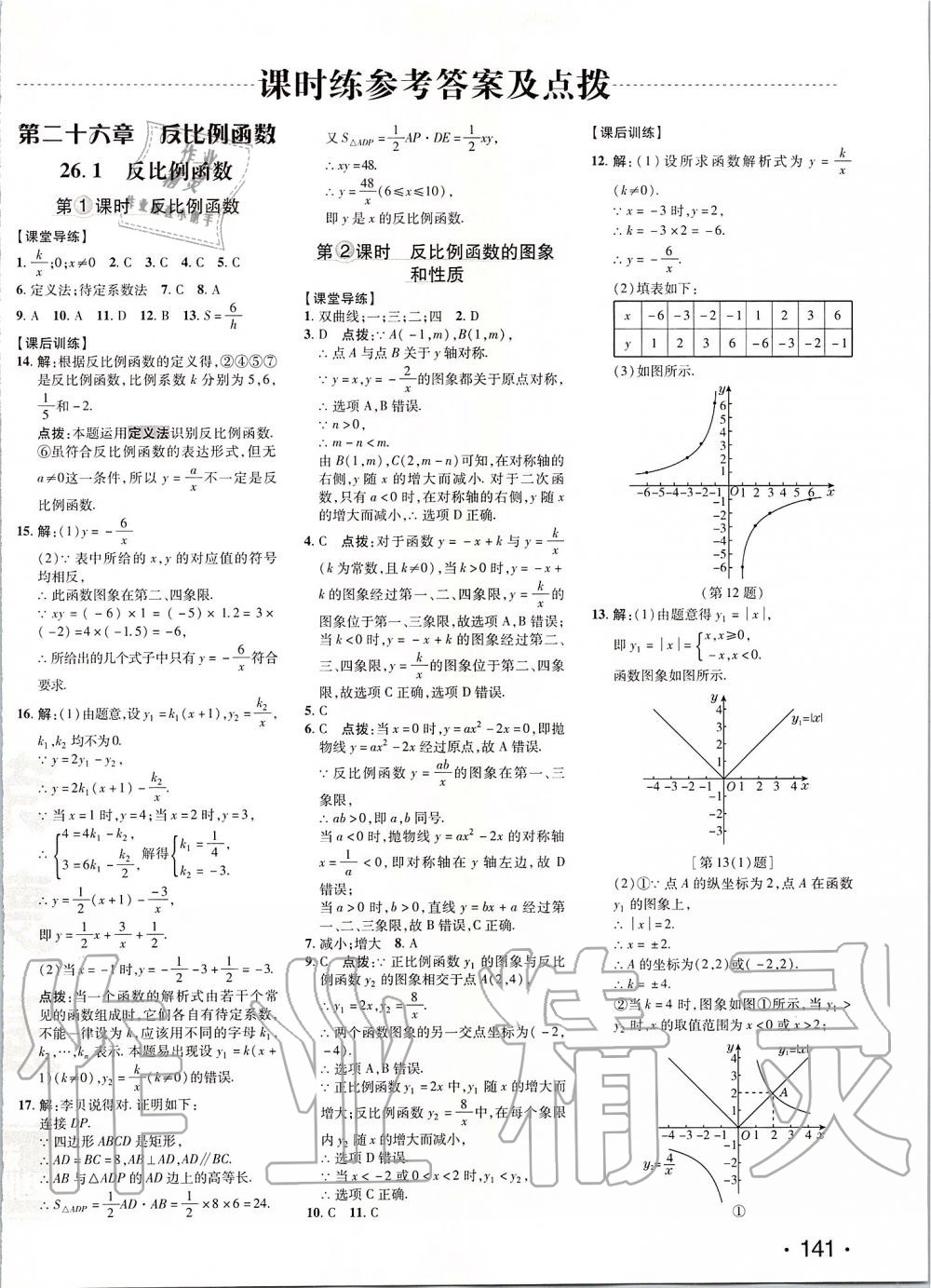 2020年點撥訓練九年級數(shù)學下冊人教版 第6頁