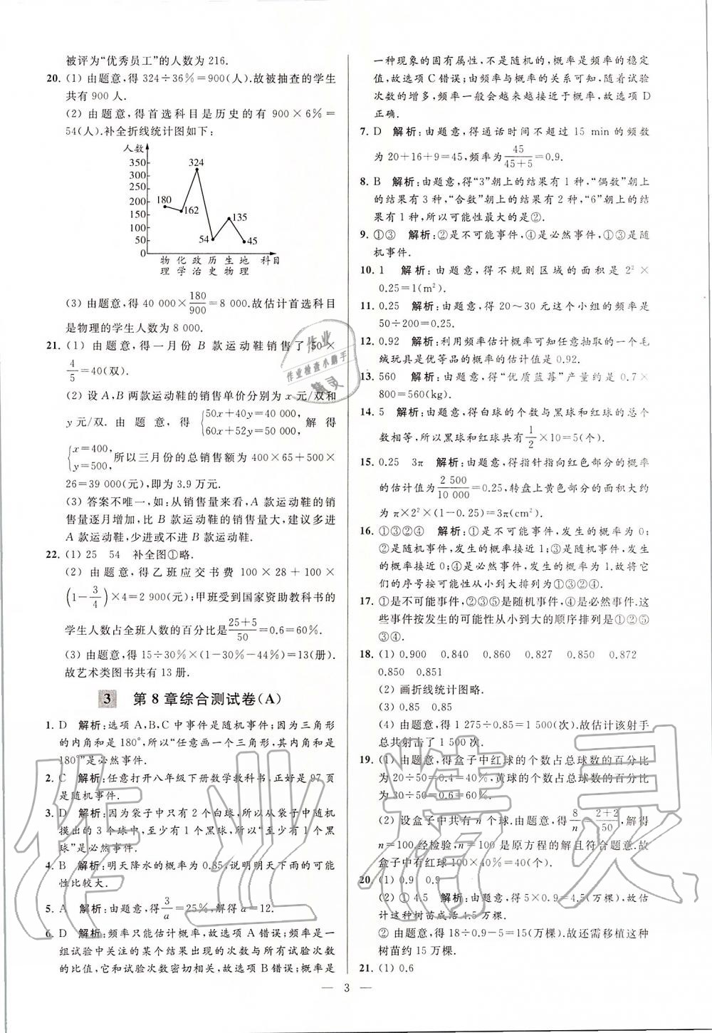 2020年亮點(diǎn)給力大試卷八年級(jí)數(shù)學(xué)下冊(cè)蘇科版 第3頁(yè)