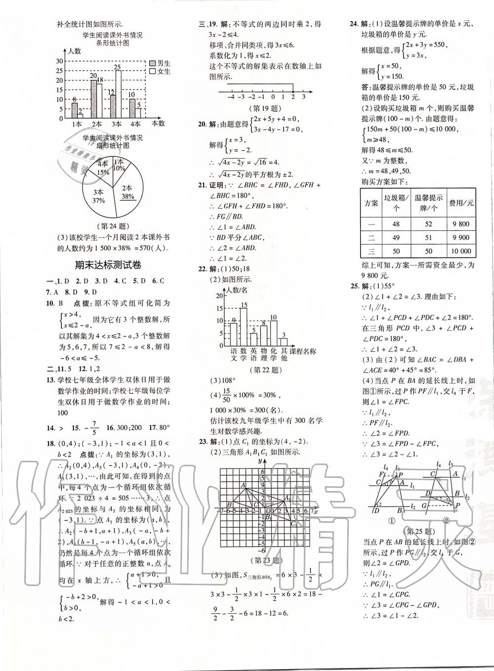 2020年點撥訓練七年級數(shù)學下冊人教版 第5頁