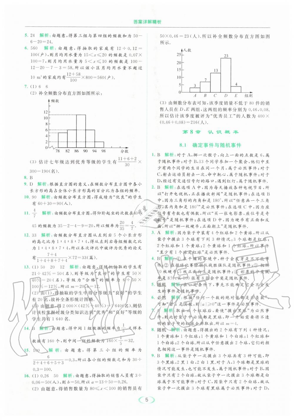 2020年亮点给力提优课时作业本八年级数学下册苏科版 第5页