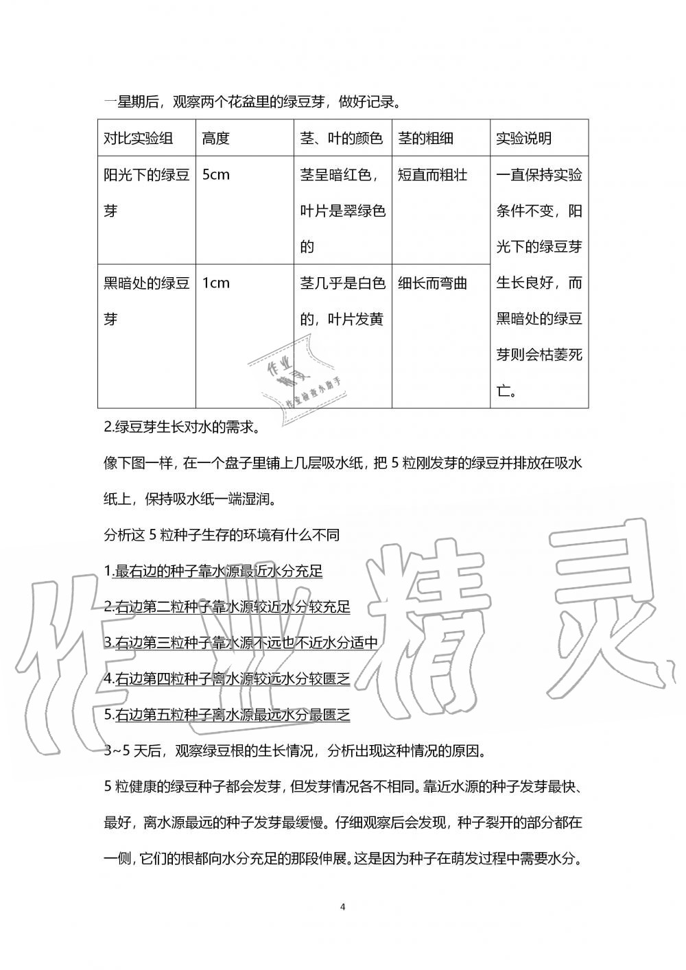 2019年科學學生活動手冊五年級上冊教科版 第4頁