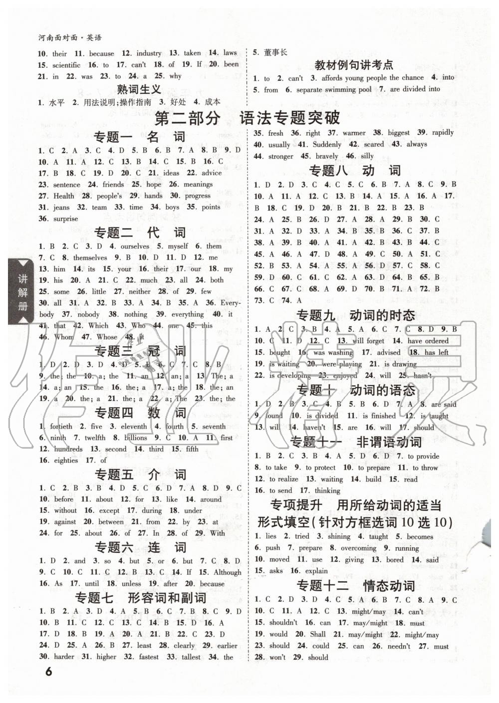 2020年河南中考面對(duì)面英語(yǔ) 第5頁(yè)