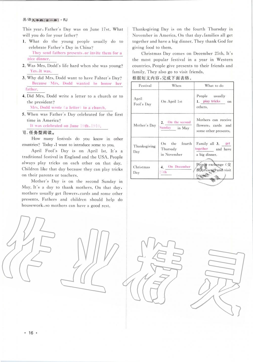 2019年導(dǎo)學(xué)與演練九年級英語全一冊人教版貴陽專版 第16頁