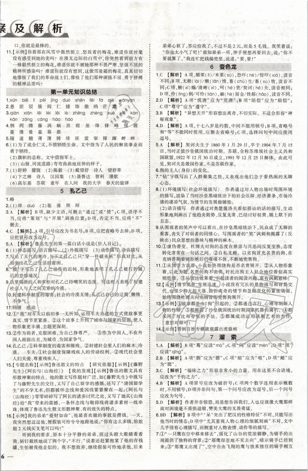 2020年状元成才路创优作业九年级语文下册人教版 第2页