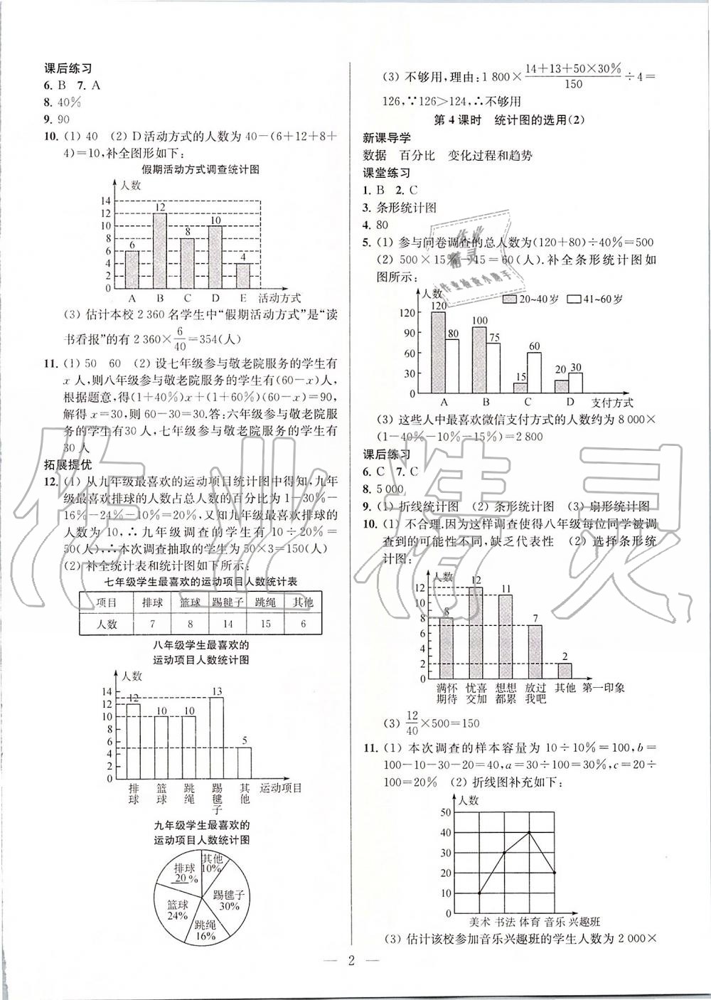 2020年金钥匙课时学案作业本八年级数学下册江苏版 第2页