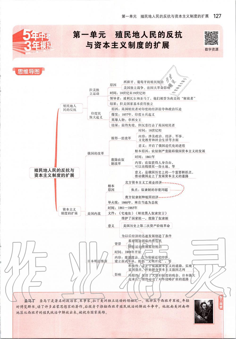 2020年課本九年級世界歷史下冊人教版 第1頁