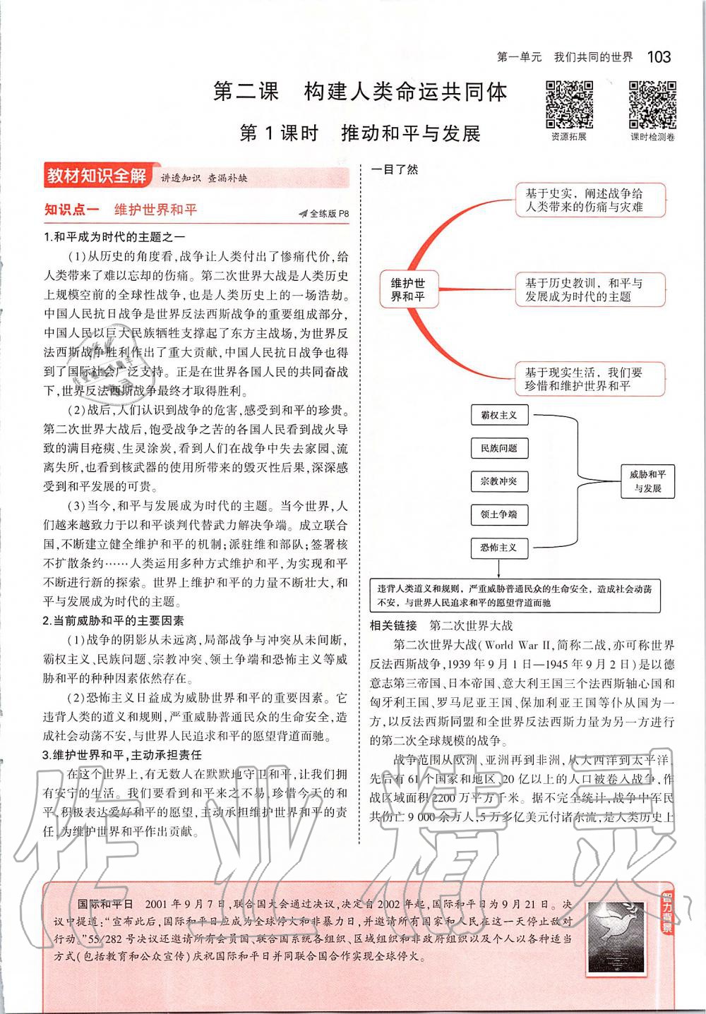 2020年課本九年級(jí)道德與法治下冊(cè)人教版 第9頁(yè)