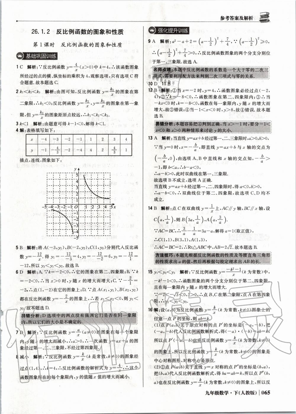 2020年1加1轻巧夺冠优化训练九年级数学下册人教版双色提升版 第2页