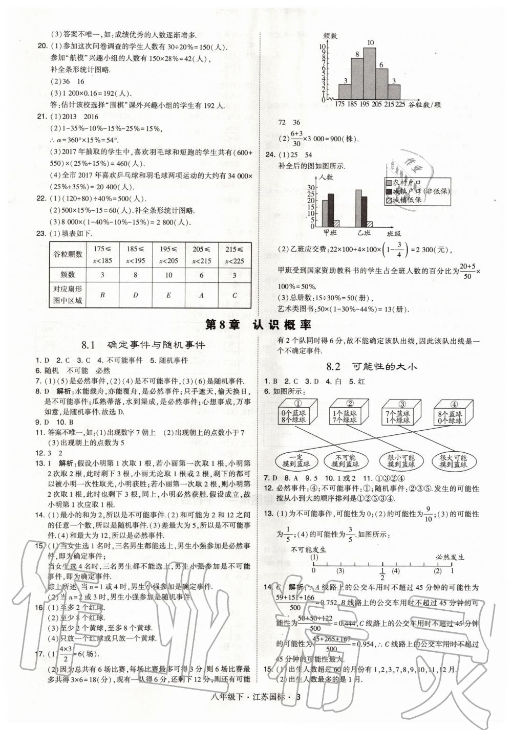 2020年经纶学典学霸题中题八年级数学下册江苏版 第3页