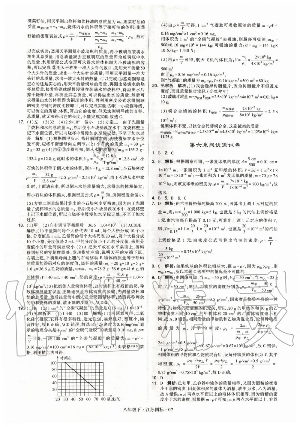 2020年经纶学典学霸题中题八年级物理下册江苏版 第7页