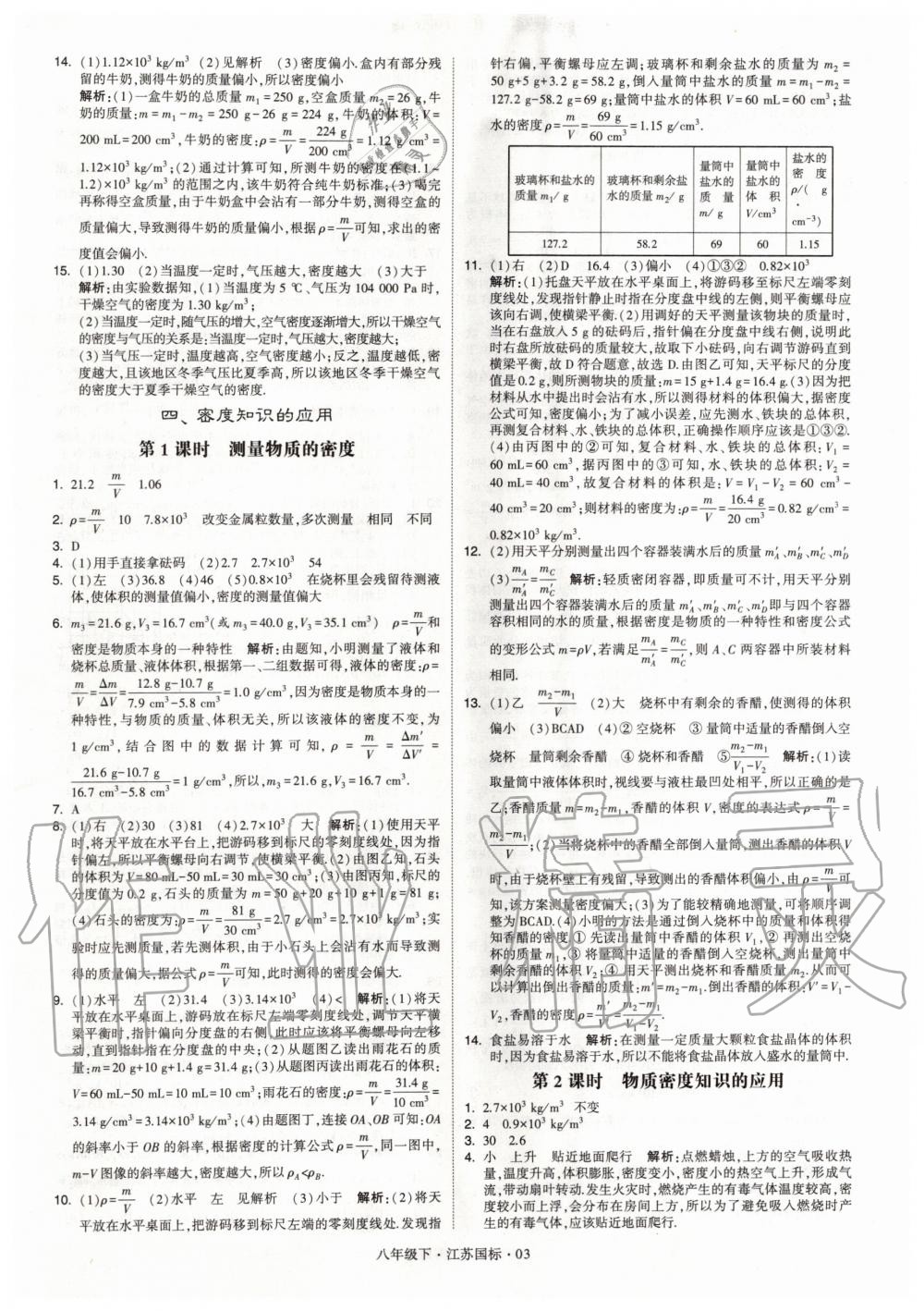 2020年经纶学典学霸题中题八年级物理下册江苏版 第3页