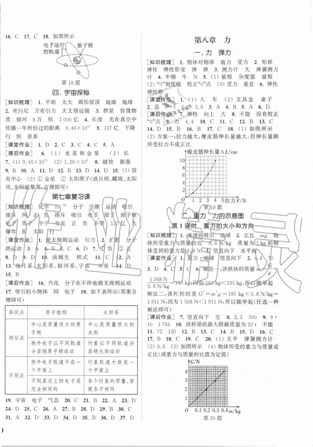 2020年通城學(xué)典課時(shí)作業(yè)本八年級(jí)物理下冊(cè)蘇科版江蘇專用 第4頁(yè)