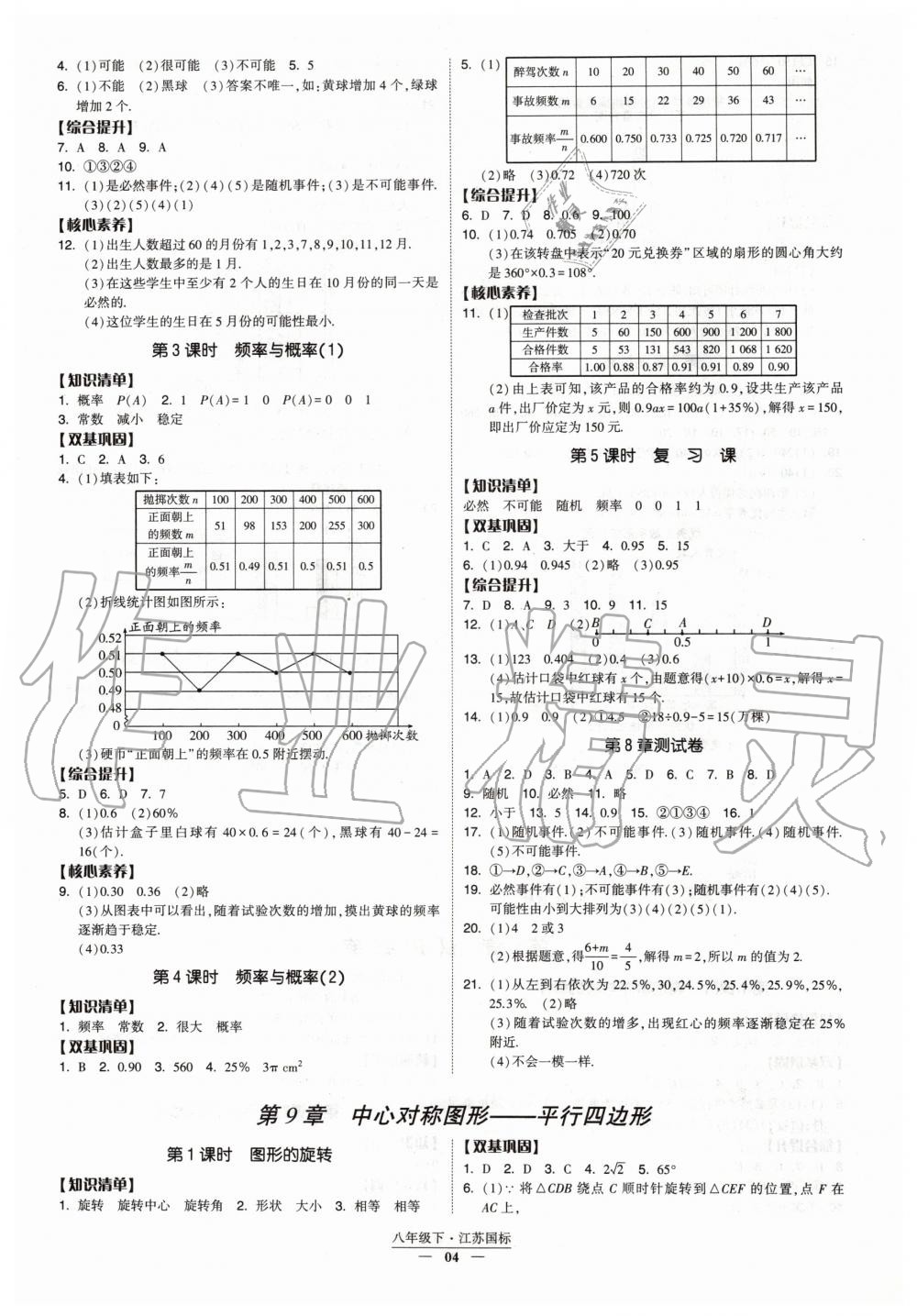 2020年經(jīng)綸學典課時作業(yè)八年級數(shù)學下冊江蘇版 第4頁