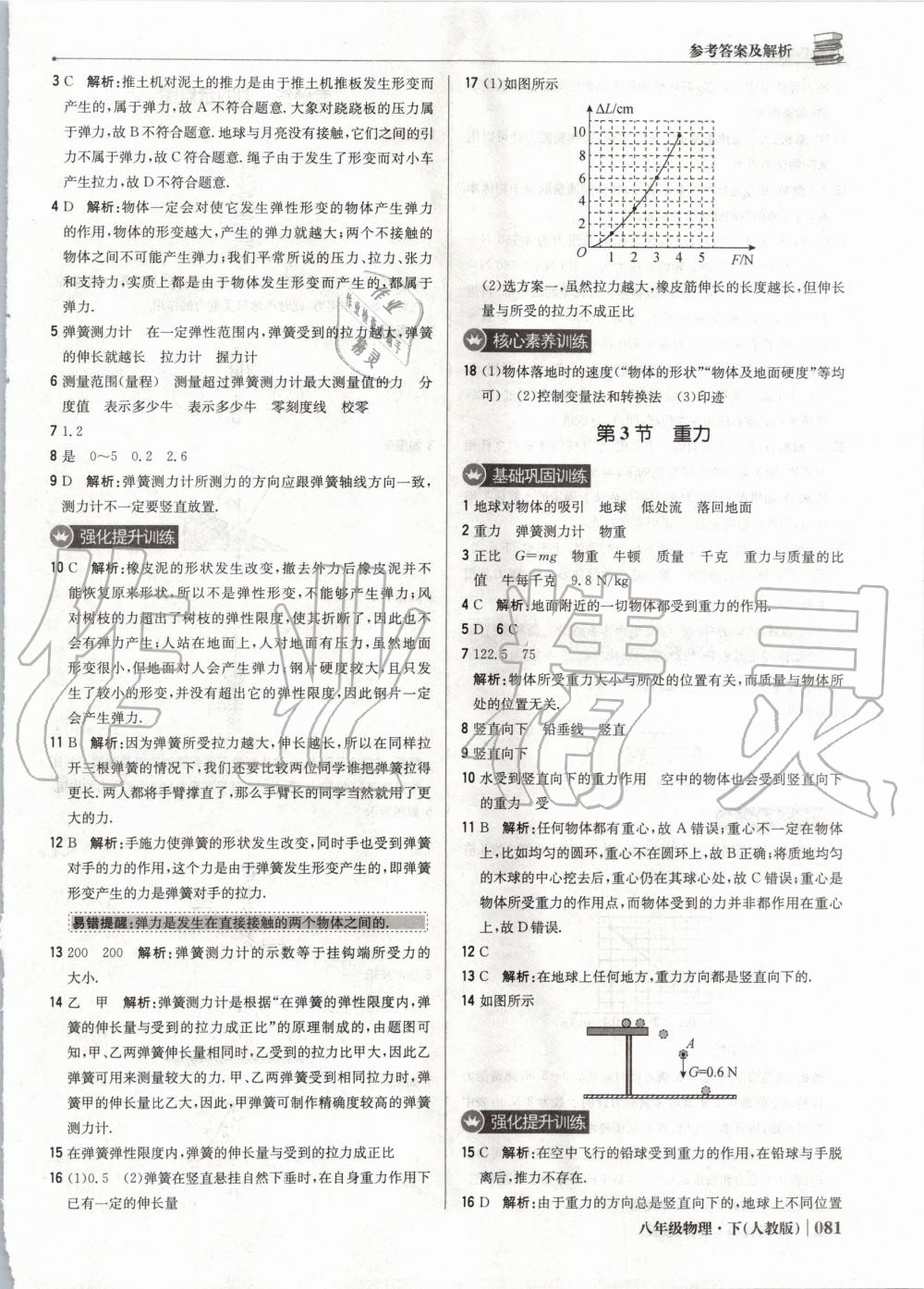 2020年1加1輕巧奪冠優(yōu)化訓(xùn)練八年級物理下冊人教版雙色提升版 第2頁