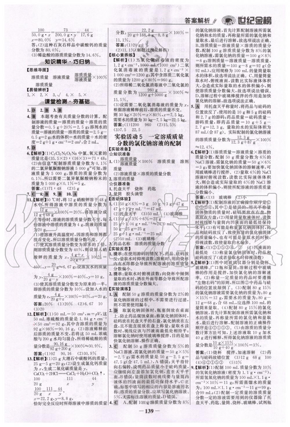 2020年世紀(jì)金榜初中金榜學(xué)案九年級化學(xué)下冊人教版 第6頁