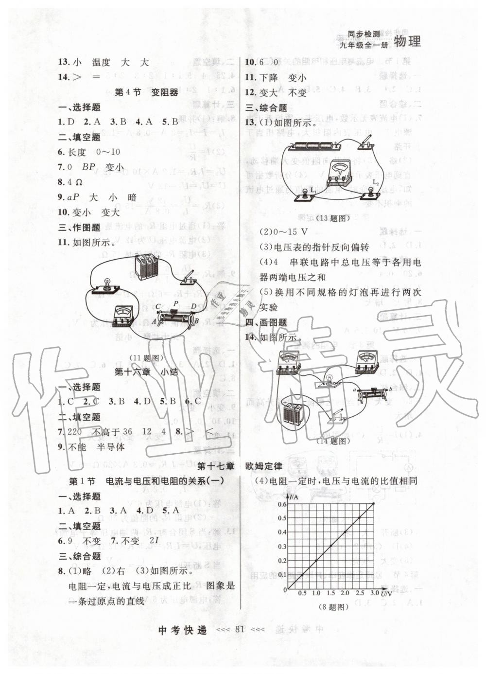 2019年中考快遞同步檢測(cè)九年級(jí)物理全一冊(cè)人教版 第5頁(yè)