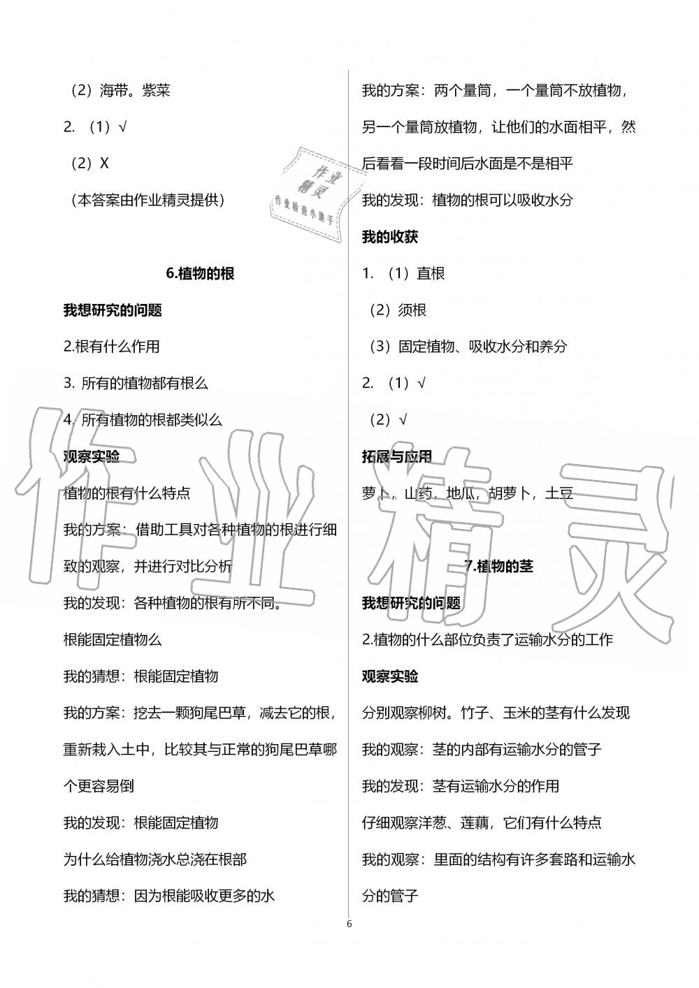 2019年自主學習指導課程三年級科學上冊青島版 第6頁