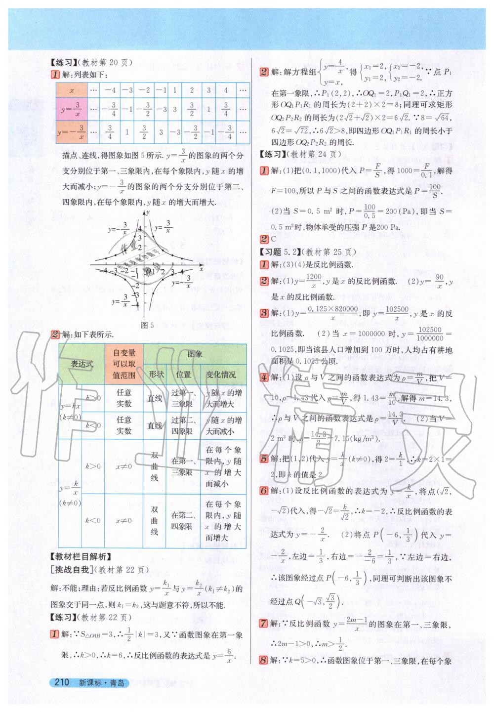 2020年課本九年級數(shù)學(xué)下冊青島版 第3頁