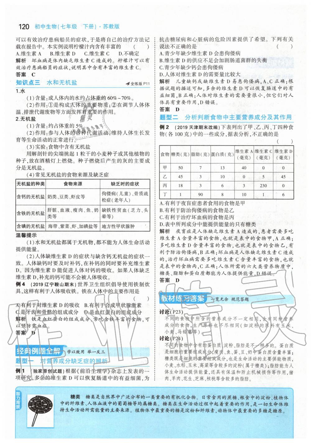 2020年課本七年級(jí)生物學(xué)下冊(cè)蘇教版 第10頁(yè)