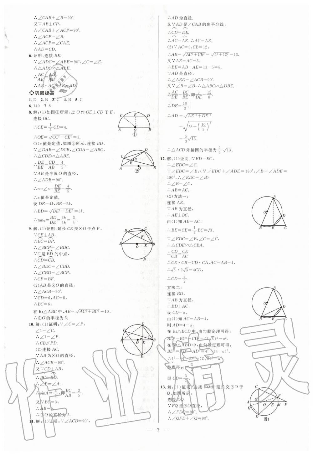 2020年细解巧练九年级数学下册鲁教版五四制 第6页