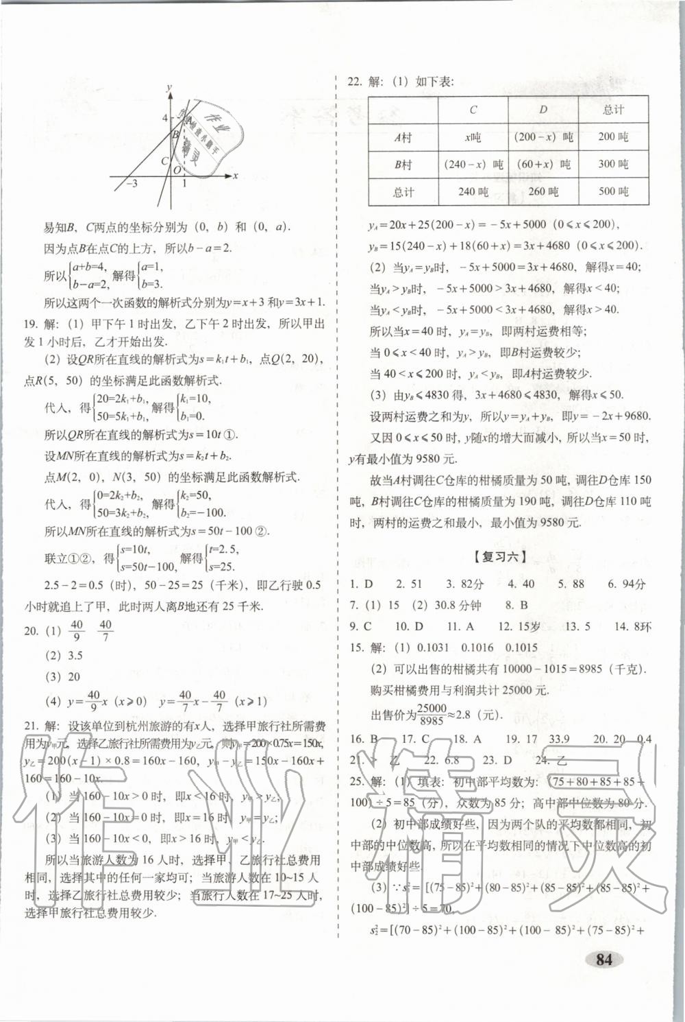 2020年聚能闯关期末复习冲刺卷八年级数学下册人教版 第4页