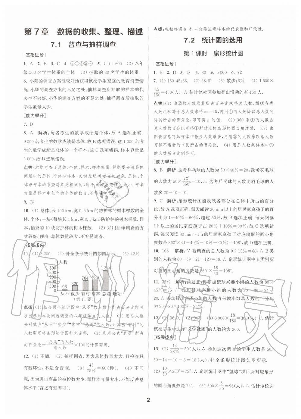 2020年拔尖特訓(xùn)八年級數(shù)學(xué)下冊蘇科版 第1頁