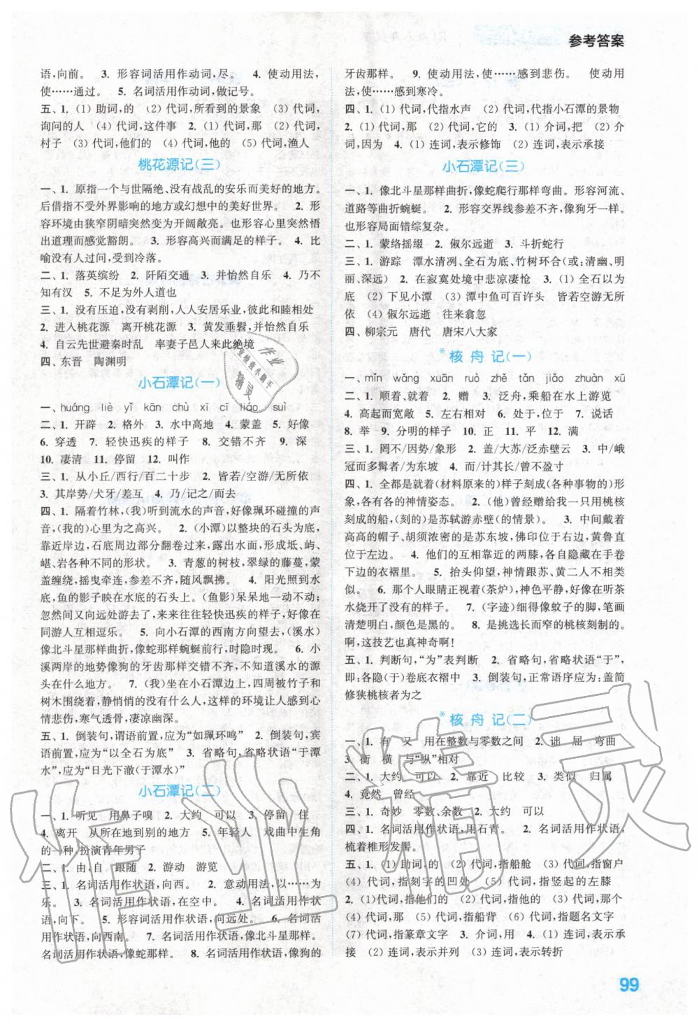 2020年初中語文默寫能手八年級下冊人教版 第3頁