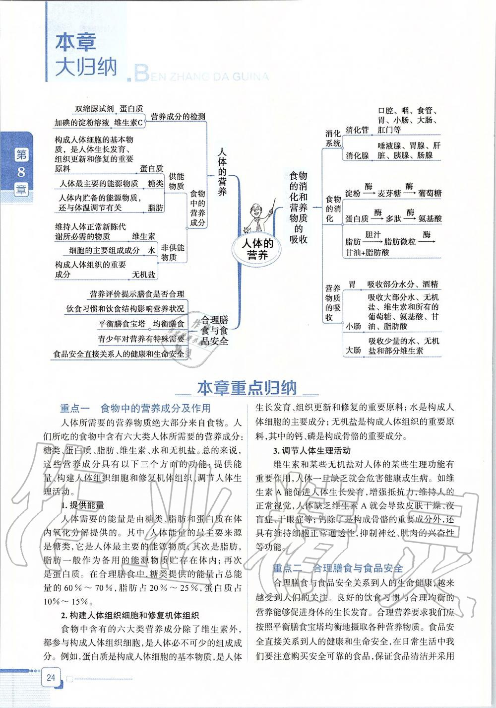 2020年課本七年級(jí)生物學(xué)下冊(cè)北師大版 第24頁(yè)