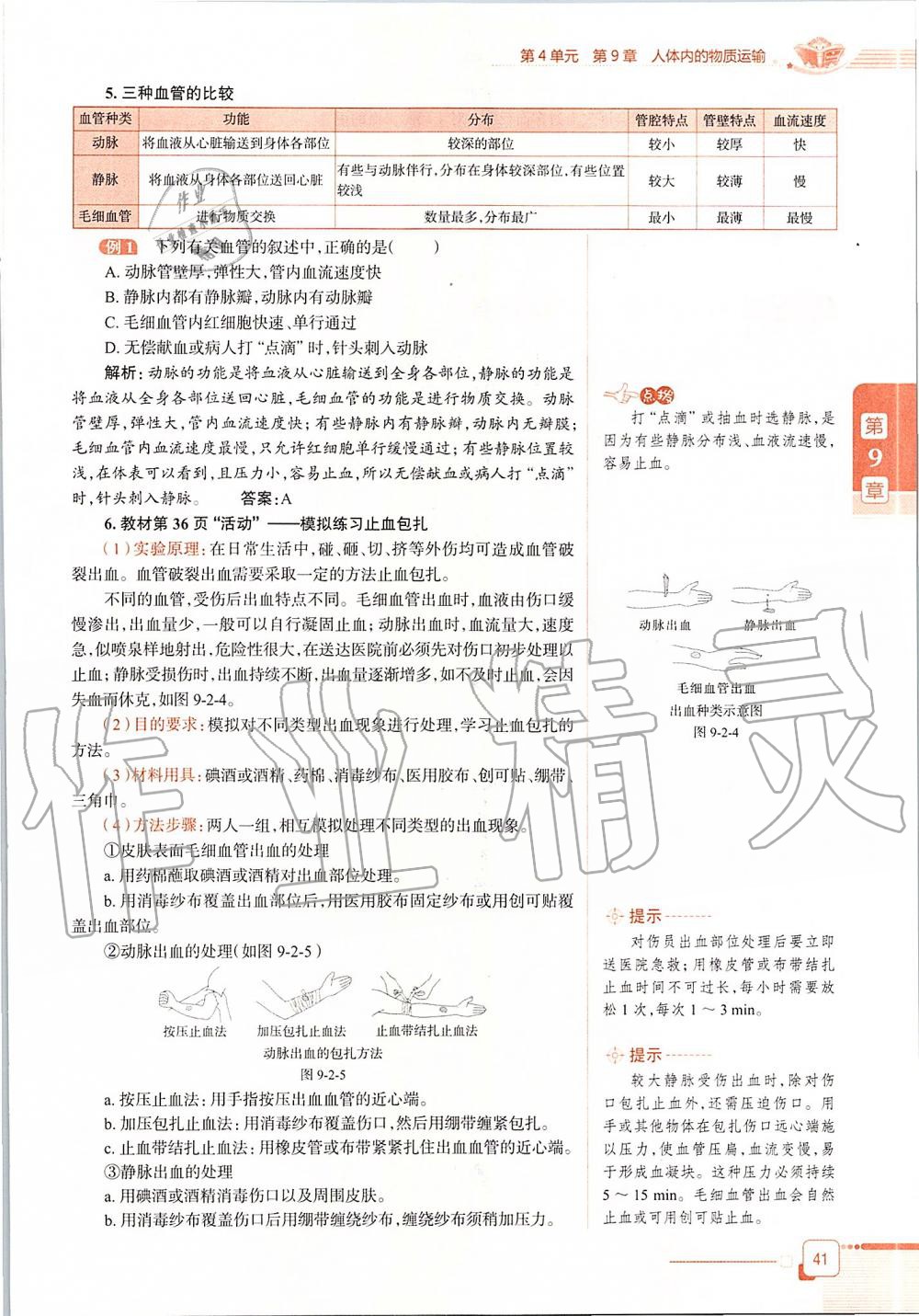 2020年課本七年級生物學(xué)下冊北師大版 第41頁