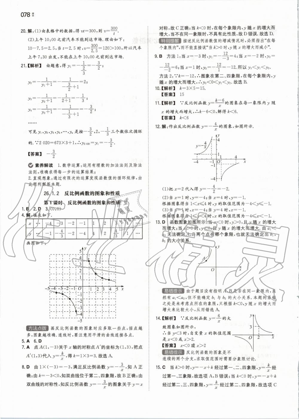 2020年一本初中數(shù)學(xué)九年級(jí)下冊(cè)人教版 第2頁(yè)