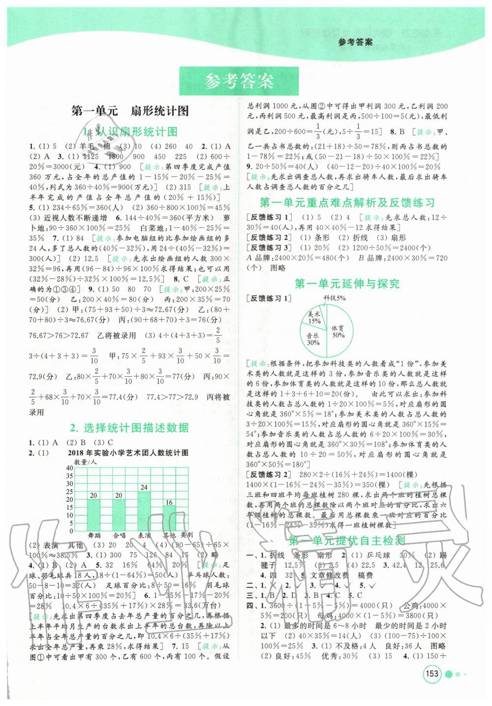 2020年亮點給力提優(yōu)班多維互動空間六年級數(shù)學(xué)下冊蘇教版 第1頁