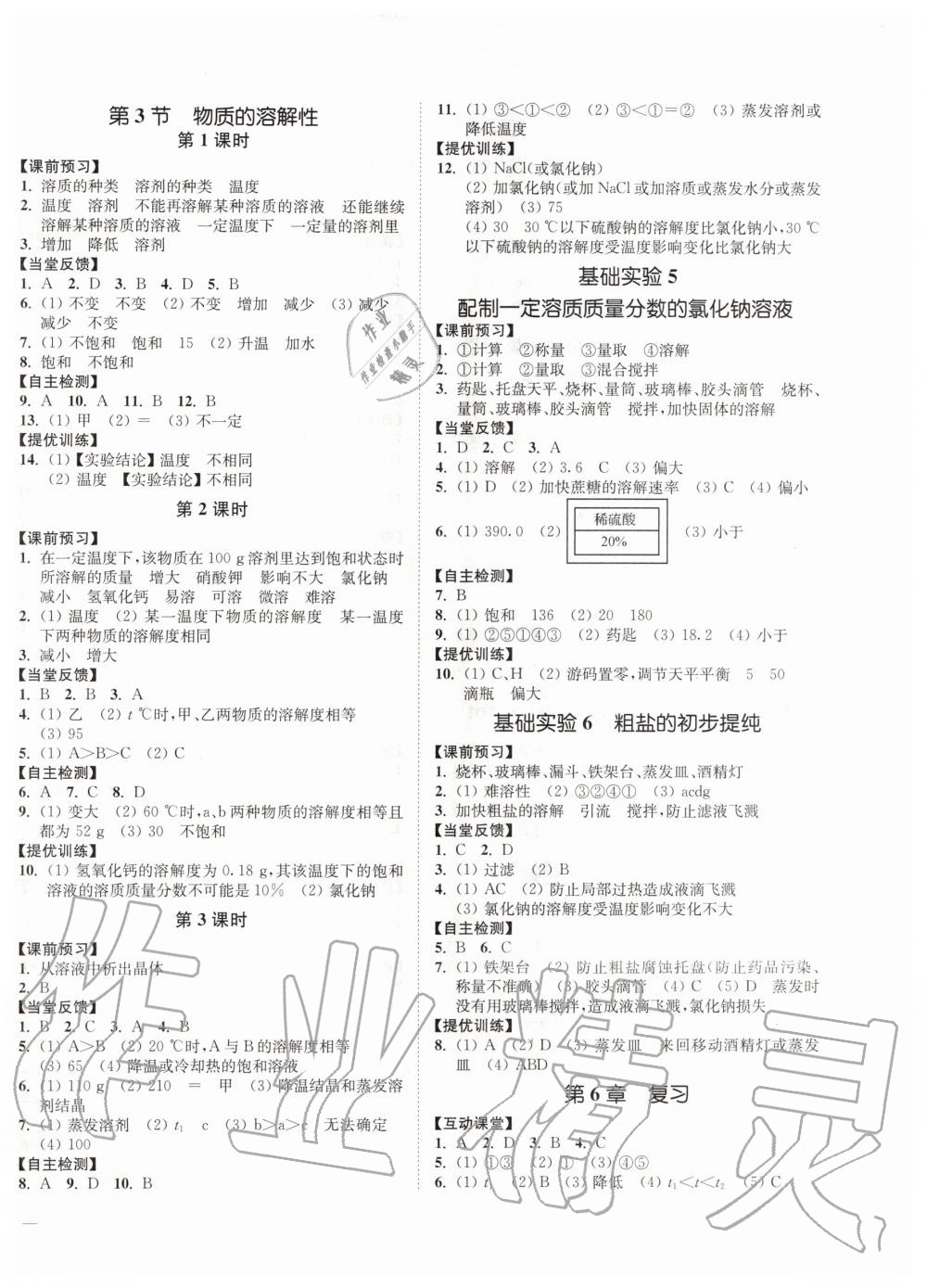 2020年南通小題課時(shí)作業(yè)本九年級(jí)化學(xué)下冊(cè)滬教版 第2頁(yè)