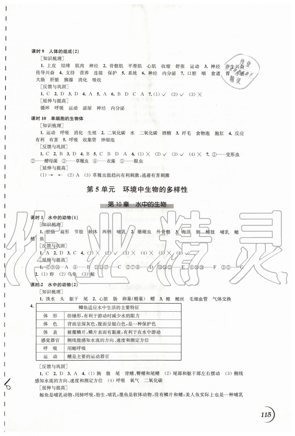 2020年同步練習七年級生物學下冊蘇科版江蘇鳳凰科學技術出版社 第3頁