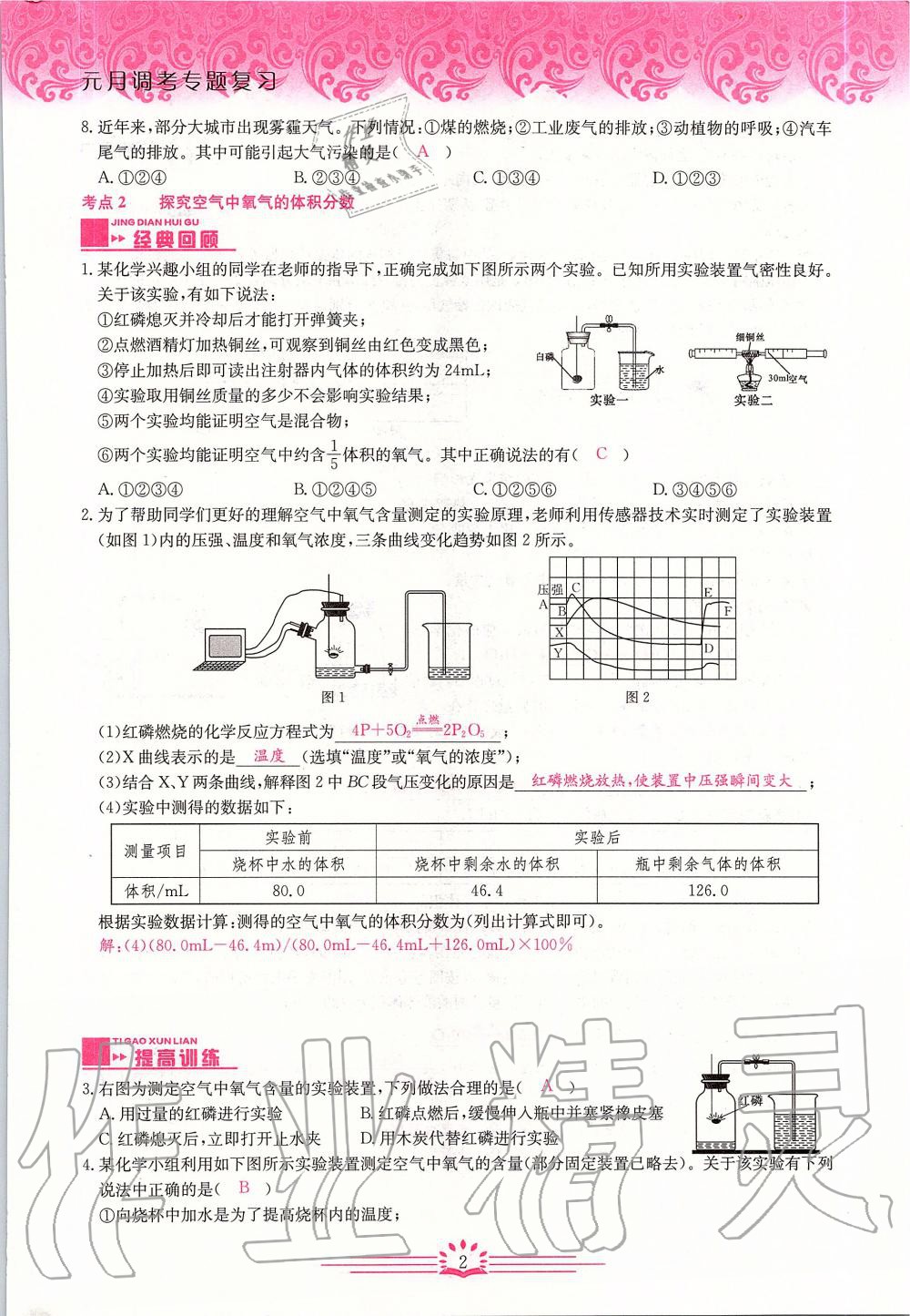 2020年新观察中考化学元调复习专题 第2页