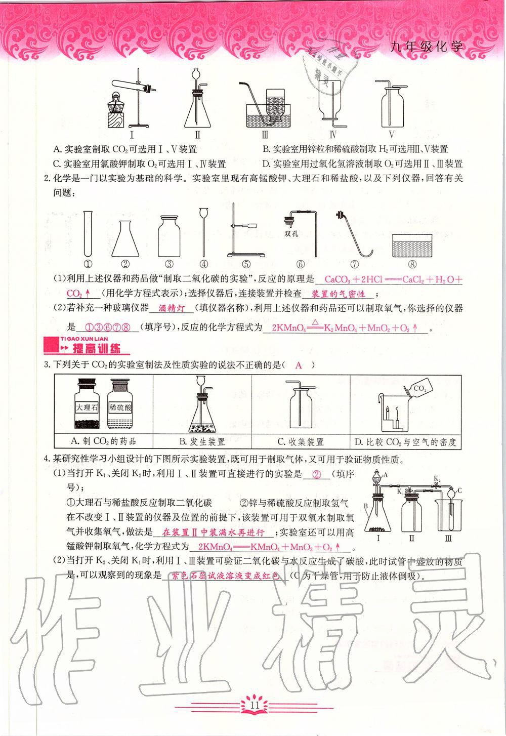 2020年新观察中考化学元调复习专题 第11页