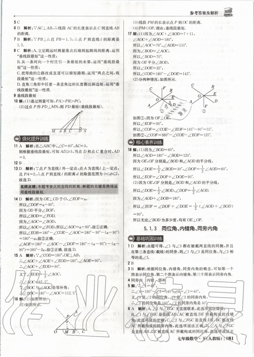 2020年1加1轻巧夺冠优化训练七年级数学下册人教版双色提升版 第2页