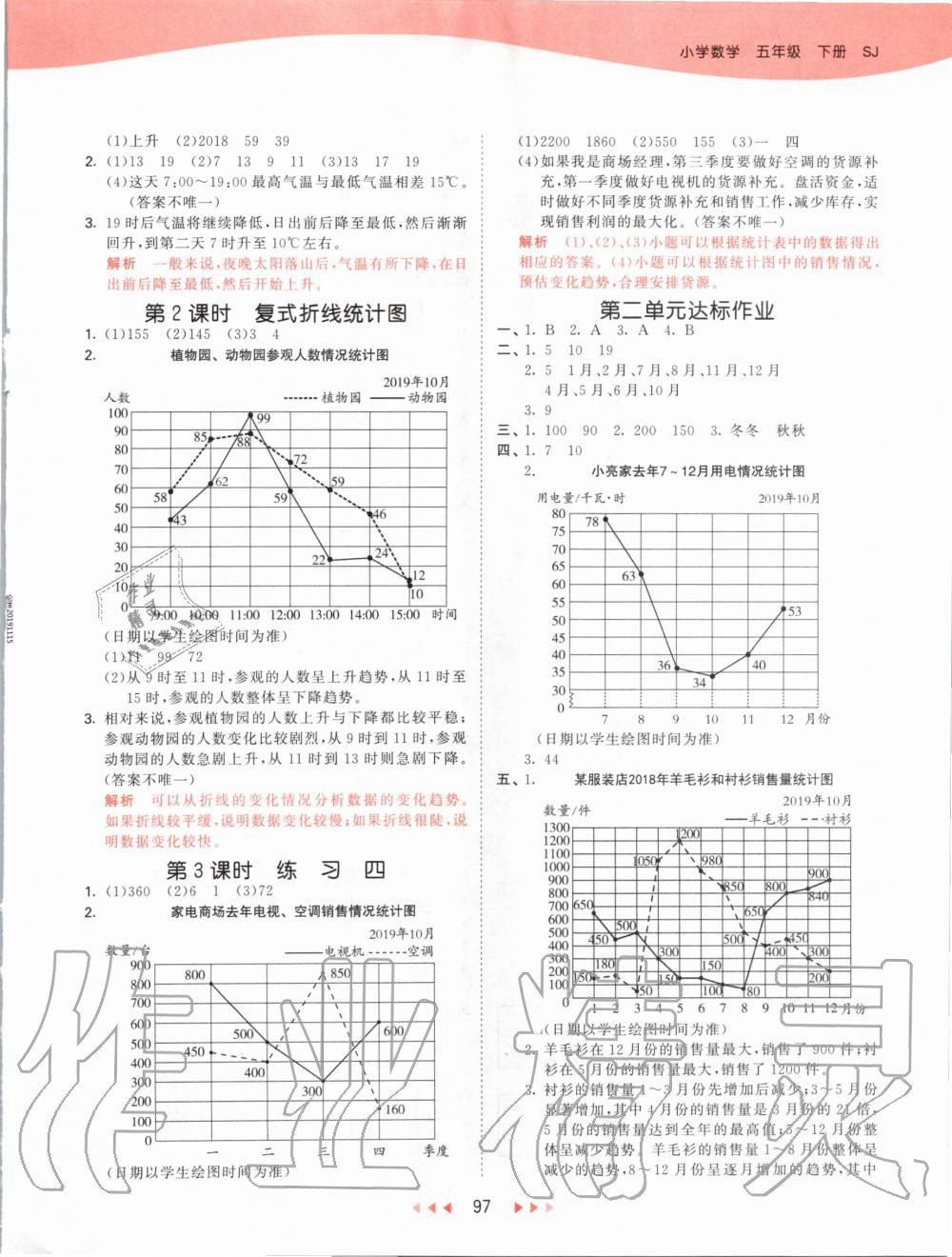 2020年53天天練小學(xué)數(shù)學(xué)五年級(jí)下冊(cè)蘇教版 第5頁