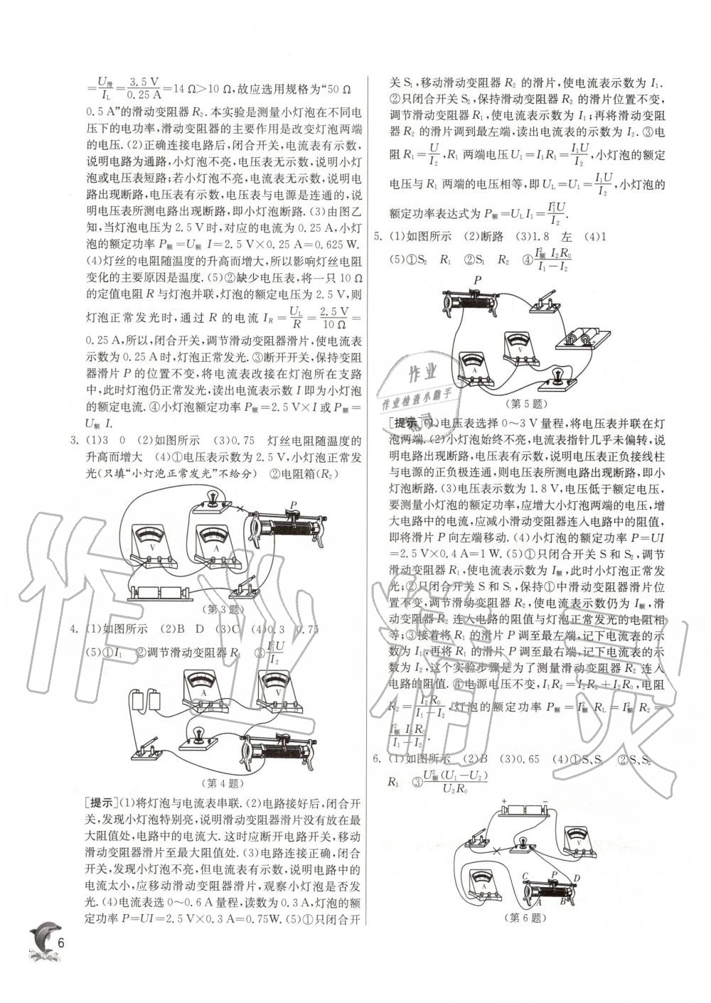 2020年实验班提优训练九年级物理下册苏科版 第6页