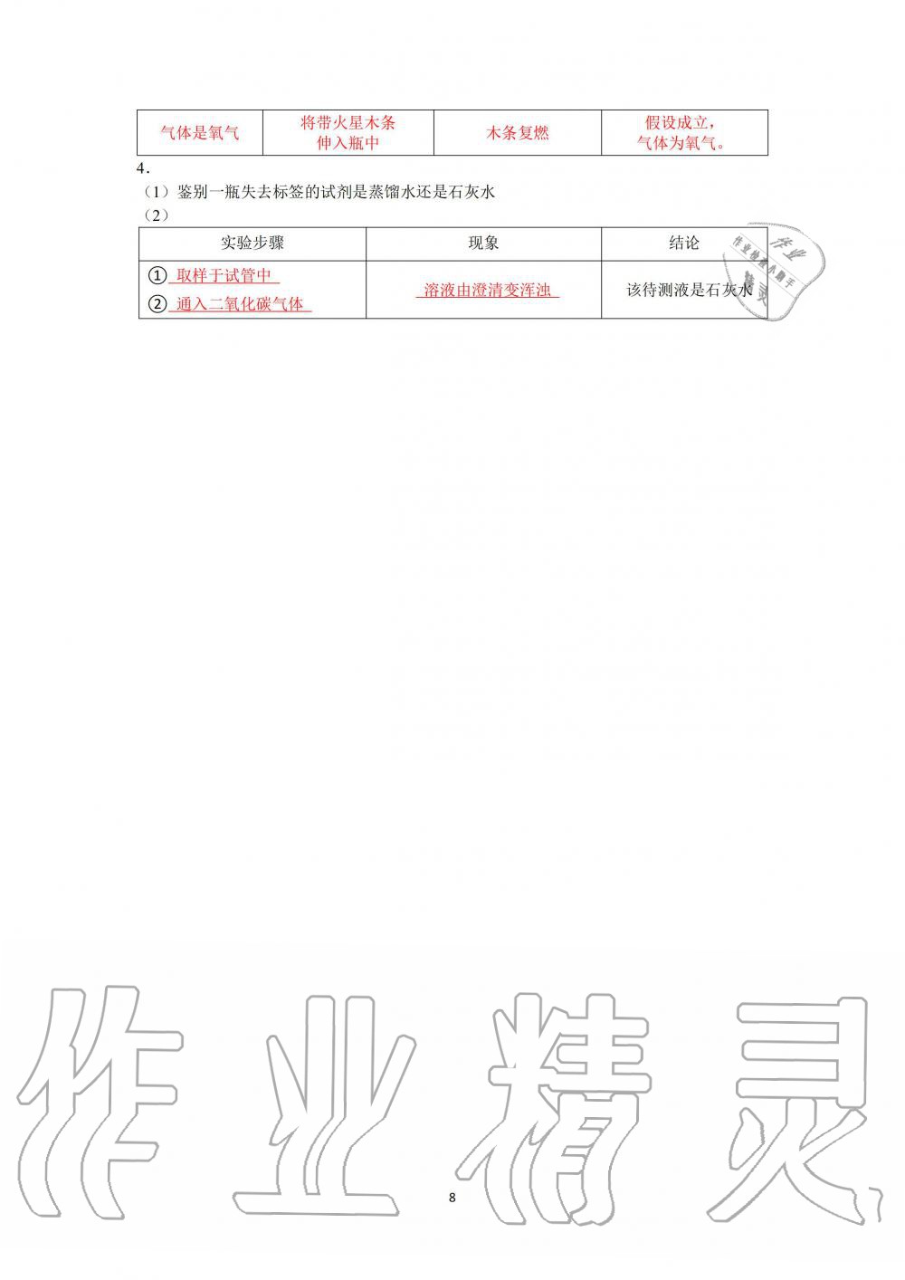 2019年化学精练与博览九年级第一学期沪教版 第8页