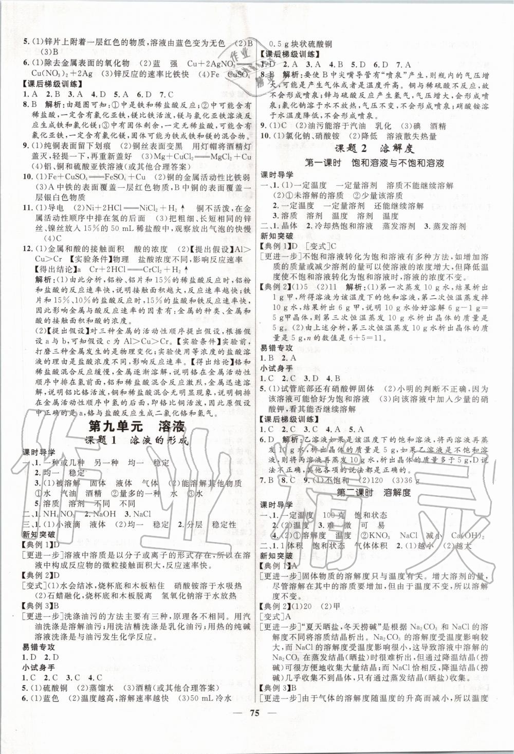 2020年奪冠百分百新導(dǎo)學(xué)課時練九年級化學(xué)下冊人教版 第3頁