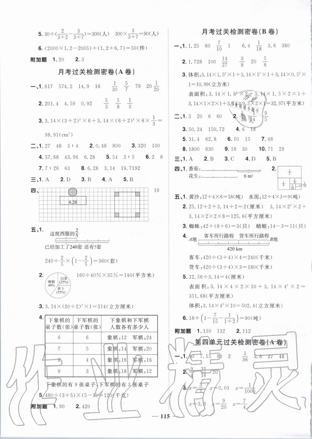 2020年陽(yáng)光同學(xué)一線名師全優(yōu)好卷六年級(jí)數(shù)學(xué)下冊(cè)蘇教版 第3頁(yè)