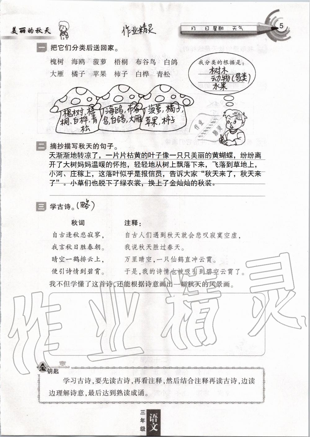 2020年快樂寒假三年級人教版甘肅少年兒童出版社 第5頁