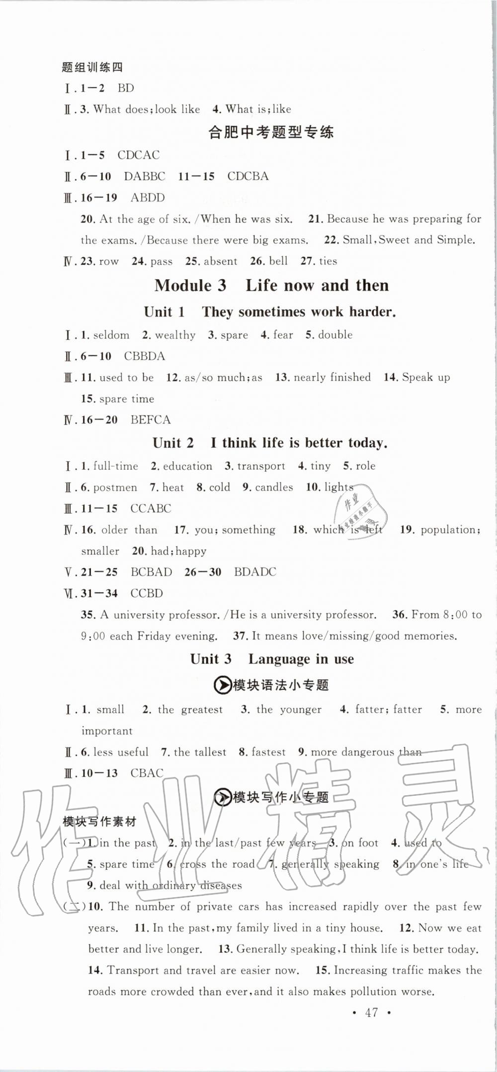 2020年名校課堂九年級英語下冊外研版合肥專版 第4頁