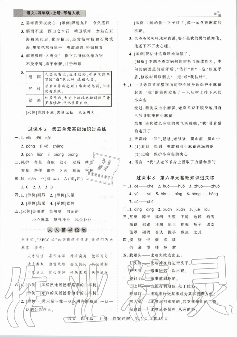 2019年王朝霞期末真題精編四年級(jí)語(yǔ)文上冊(cè)人教版安濮專(zhuān)版 第3頁(yè)